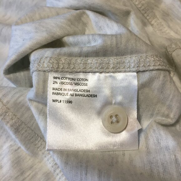 Weatherproof Vintage Men's Oatmeal Heather Long Sleeve Henley Top-S,NWT - Picture 6 of 8